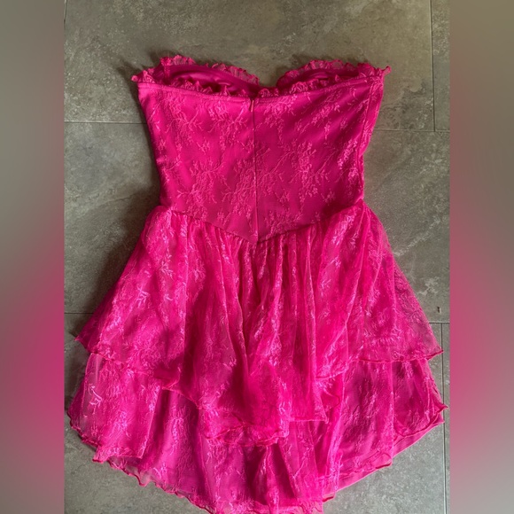 FASHION NOVA FUSHA PINK MINI DRESS - Picture 2 of 4